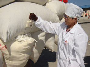 八十九团棉花加工厂严把质量关